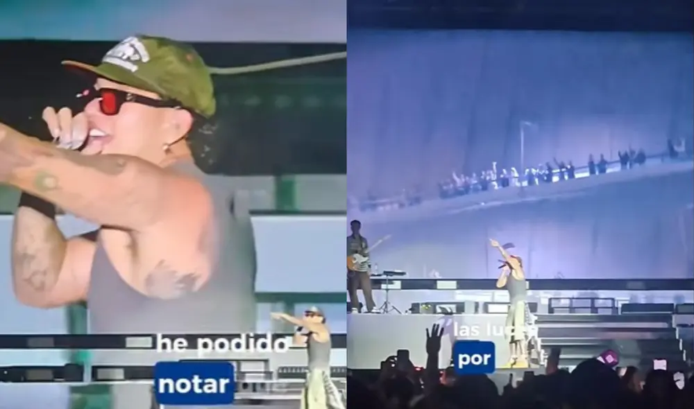 El concierto de Beéle en Lima fue el 04 de abril de 2025 en Costa 21. Foto: Composición LR/tiktok