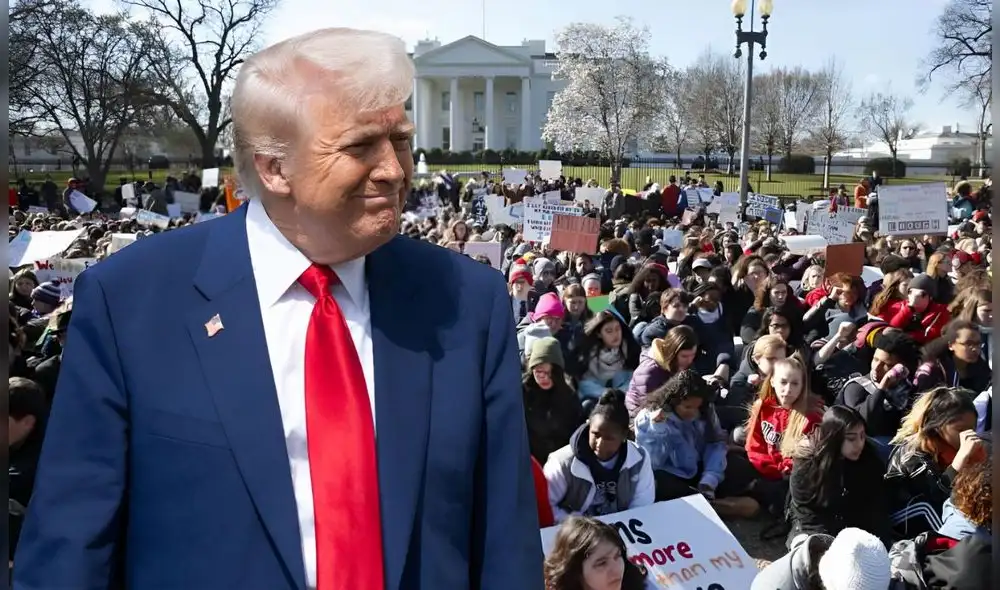 Las políticas de Donald Trump estarían contra los estudiantes inmigrantes en la Universidad de Columbia en Estados Unidos. Foto: Composición LR/AFP/Atlas