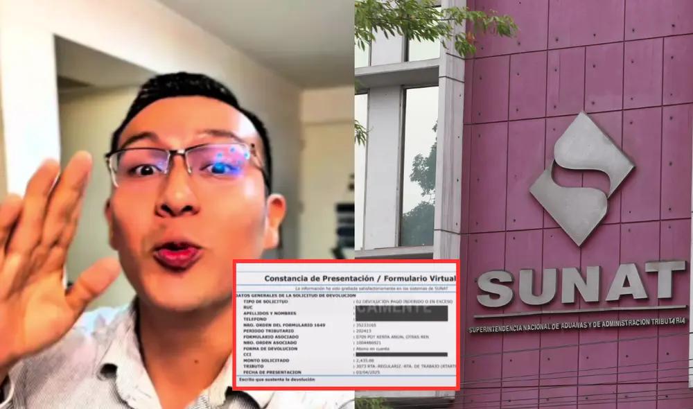 La SUNAT se encarga de administrar los tributos internos del Gobierno Nacional y otros conceptos tributarios o no tributarios asignados por ley o convenio. Foto: Composición LR/ Andina/ Tiktok