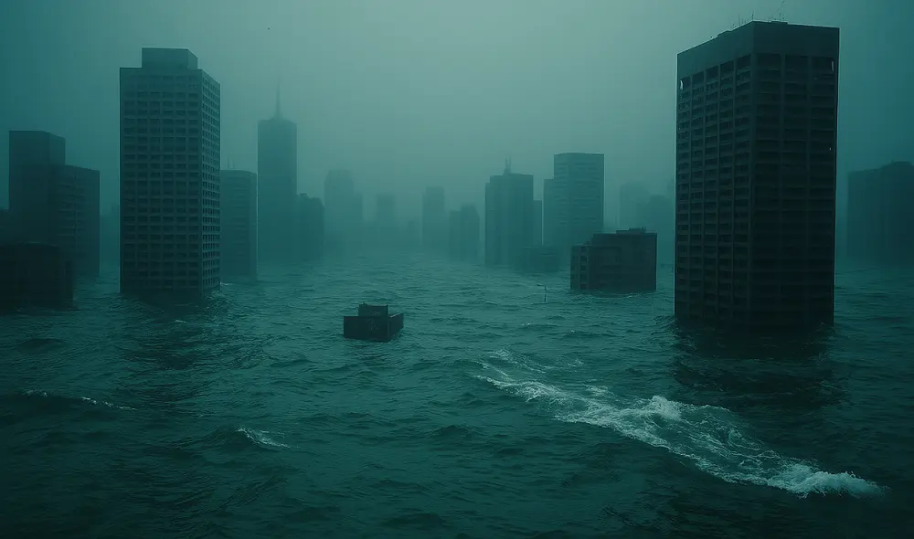 Ante el progresivo hundimiento de estas ciudades, se han implementado medidas esenciales para prevenir desastres futuros. Foto: IA/La República. Ante el progresivo hundimiento de estas ciudades, se han implementado medidas esenciales para prevenir desastres futuros. Foto: IA/La República.