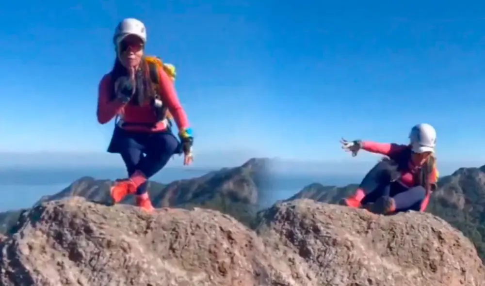 Pretender la foto prefecta le jugó una mala pasada a la joven que terminó en el fondo de un barranco. Foto: composición LR/ TikTok