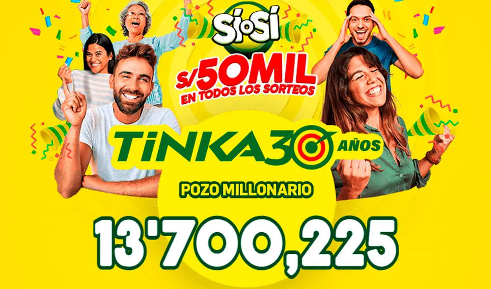 Resultados de la Tinka de este domingo 6 de abril. Foto: La Tinka
