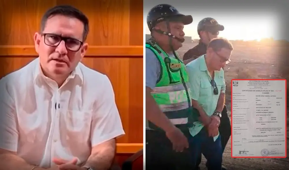 Alcalde admite haberse equivocado en sus acciones tras aparatoso accidente en Paita. Foto: composición LR/difusión