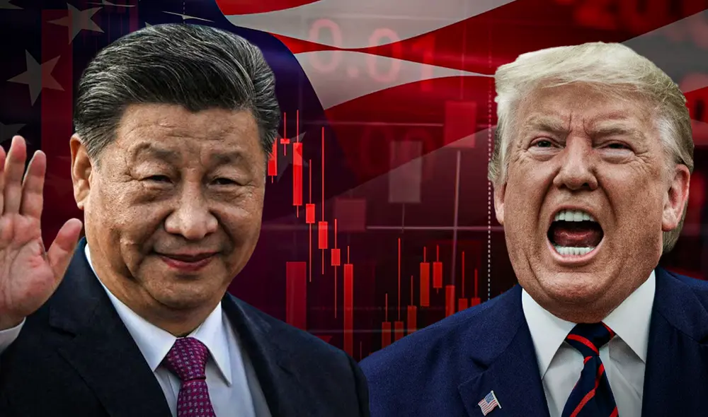 China ha respondido ante los aranceles del 34% impuestos por Trump. Foto: composición LR China ha respondido ante los aranceles del 34% impuestos por Trump. Foto: composición LR