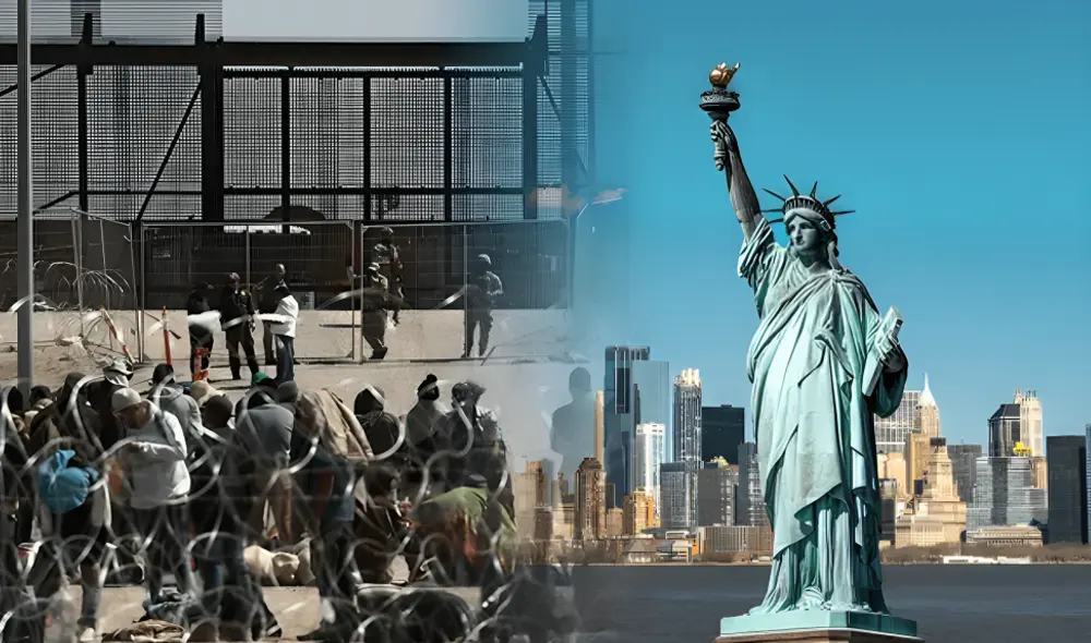 Miles de inmigrantes en Nueva York podrían recibir una compensación económica de hasta 10.000 dólares. Foto: composición LR