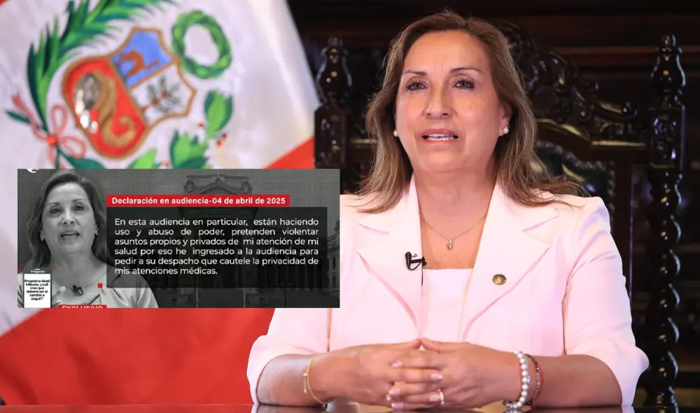 Dina Boluarte mintió en su mensaje a la Nación al asegurar que sí entregaría su secreto médico. Foto: composición LR Dina Boluarte mintió en su mensaje a la Nación al asegurar que sí entregaría su secreto médico. Foto: composición LR