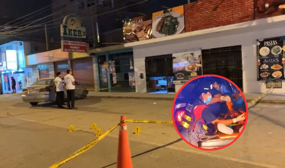 Balean a sujeto dentro de una pollería en Puente Piedra. Foto: composición LR / captura Balean a sujeto dentro de una pollería en Puente Piedra. Foto: composición LR / captura