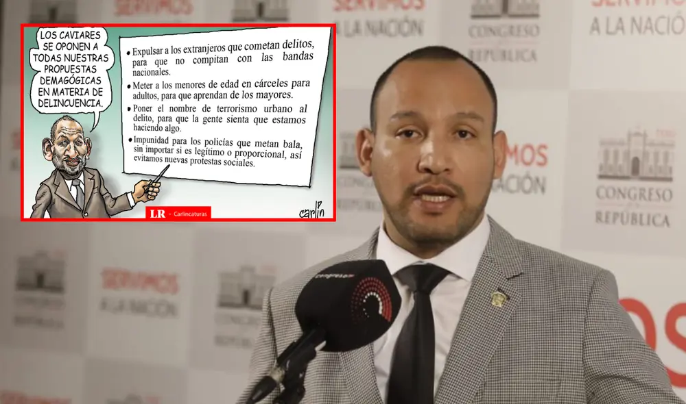 Carlincatura de hoy sobre el Congreso y sus caviares. Foto: Composición/LR Carlincatura de hoy sobre el Congreso y sus caviares. Foto: Composición/LR