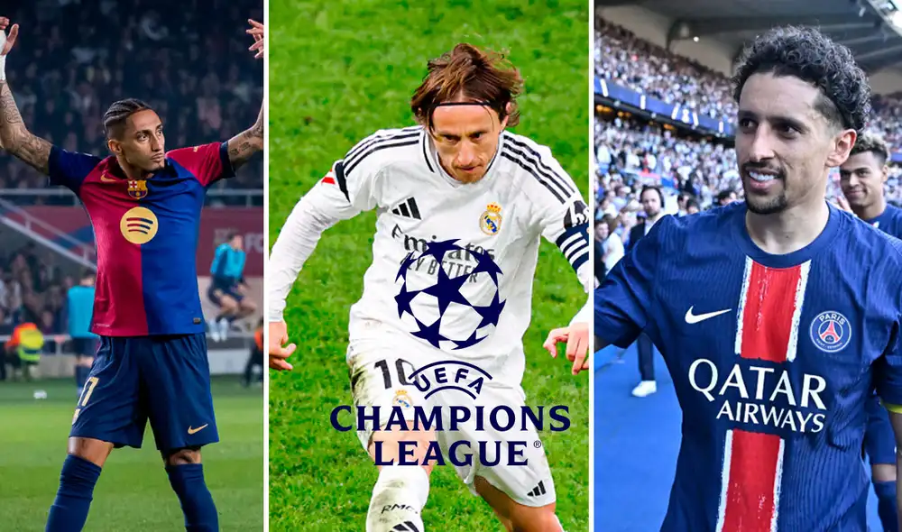 Barcelona, Real Madrid y PSG se encuentran clasificados a los cuartos de final. Foto: composición GLR