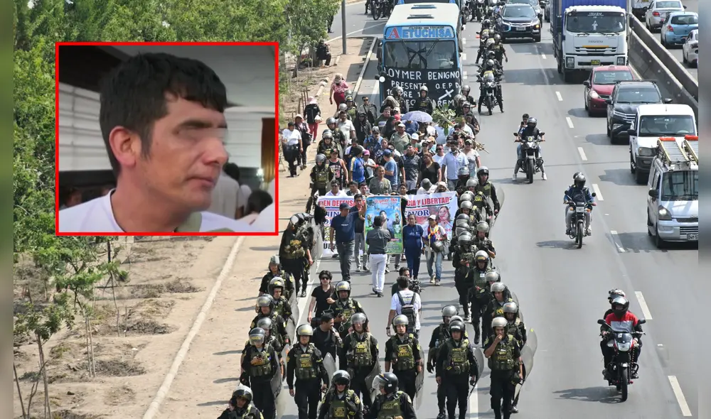 Familiares de Loymer claman justicia, mientras los transportistas de ETUCHISA C inician una huelga por extorsiones. Foto: composición LR/Miguel Vásquez