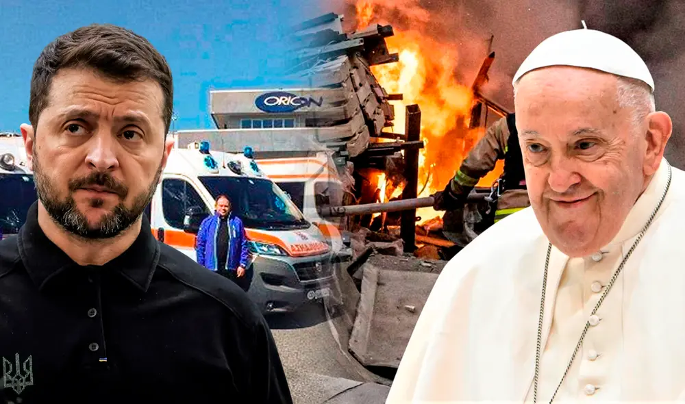 El Vaticano no interviene en las negociaciones de paz entre Ucrania y Rusia, y los constantes llamados del papa por la paz aún no reciben respuesta. Foto: Composición LR.