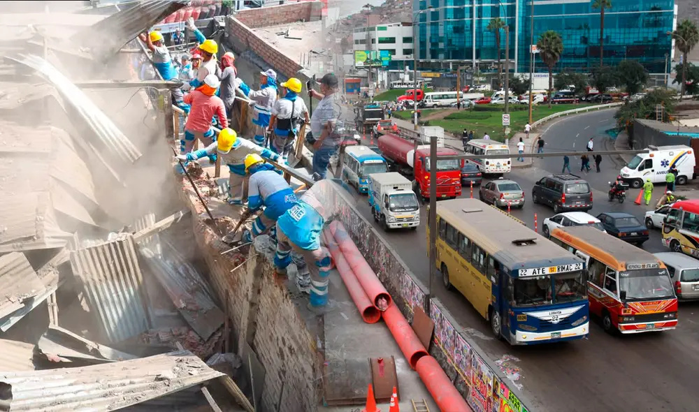 Un histórico cerro será destruido para ampliar la Carretera Central. Foto: composición de Jazmin Ceras/Municipalidad de Ate/Andina/La República
