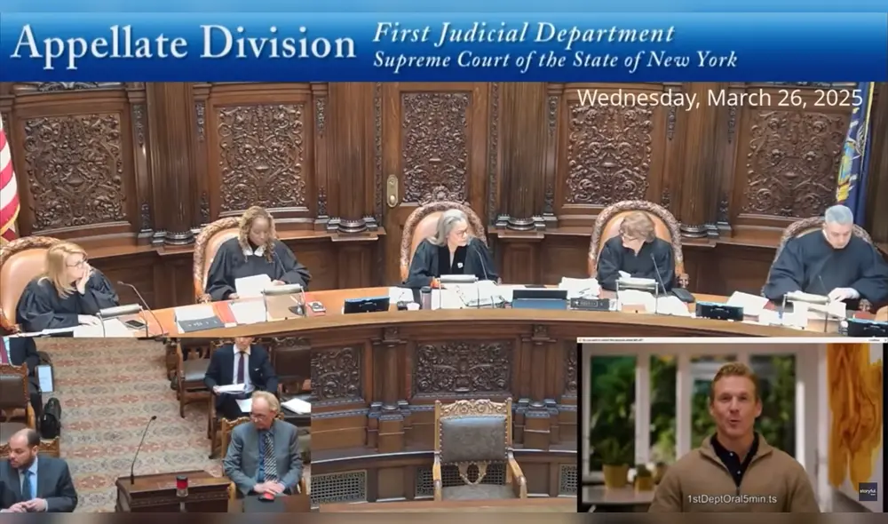 El uso de un avatar de inteligencia artificial por Jerome Dewald sorprendió al tribunal de Nueva York y generó un fuerte cuestionamiento sobre el uso de tecnología en audiencias judiciales. Foto: composición LR/Storyful