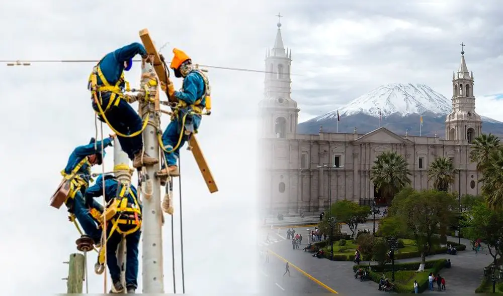 SEAL informa sobre trabajos de mantenimiento en redes eléctricas de Arequipa. Foto: composición LR/Andina.