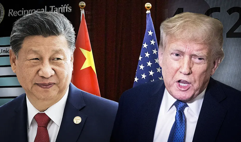 Donald Trump lanza un ultimátum a Xi Jinping: si China no elimina sus aranceles del 34%, EE. UU. aplicará un nuevo impuesto del 50% a partir del 9 de abril. Foto: composición LR/AFP Donald Trump lanza un ultimátum a Xi Jinping: si China no elimina sus aranceles del 34%, EE. UU. aplicará un nuevo impuesto del 50% a partir del 9 de abril. Foto: composición LR/AFP