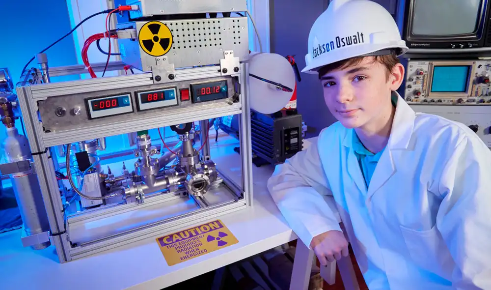 El niño de primaria tuvo una inspiración en Taylor Wilson. Foto: Guinness World Records