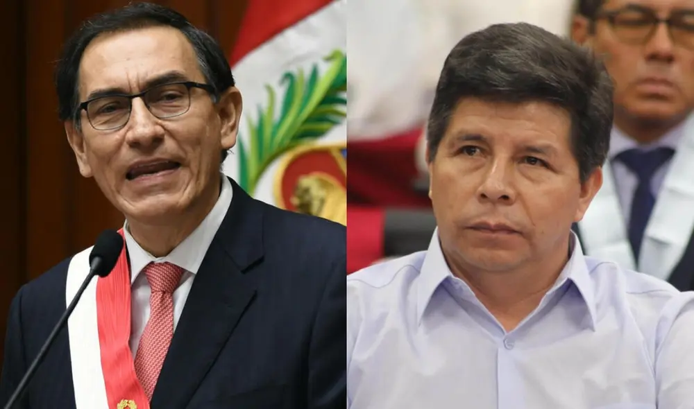 Martín Vizcarra está a favor de la libertad de Pedro Castillo | Composición: LR.