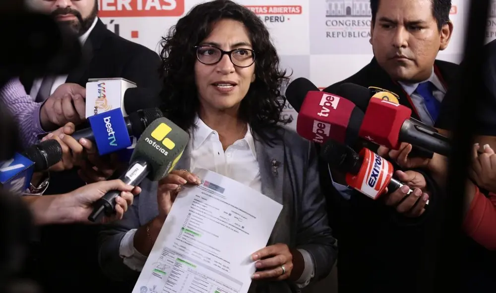 Leslie Urteaga podría ser interpelada por el Congreso en las próximas semanas | Foto: John Reyes/URPI-LR.