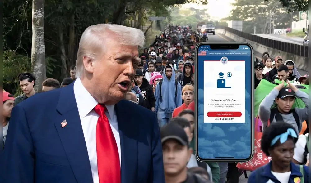 Los inmigrantes en Estados Unidos ya no podrán usar la aplicación CBP One, aprobada durante el gobierno de Joe biden. Foto: Composición LR/CBP/AFP Los inmigrantes en Estados Unidos ya no podrán usar la aplicación CBP One, aprobada durante el gobierno de Joe biden. Foto: Composición LR/CBP/AFP