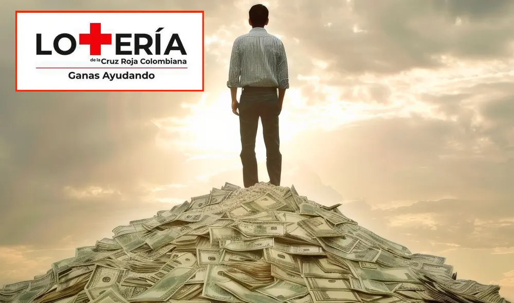 La Lotería Cruz Roja entrega un premio mayor de 7.000 millones de pesos. Foto: composición LR / Freepik