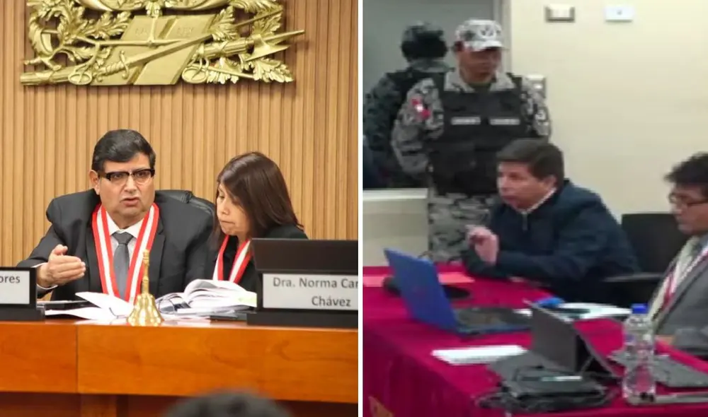 Pedro Castillo volvió a rechazar el juicio en su contra. Foto: composición LR Pedro Castillo volvió a rechazar el juicio en su contra. Foto: composición LR