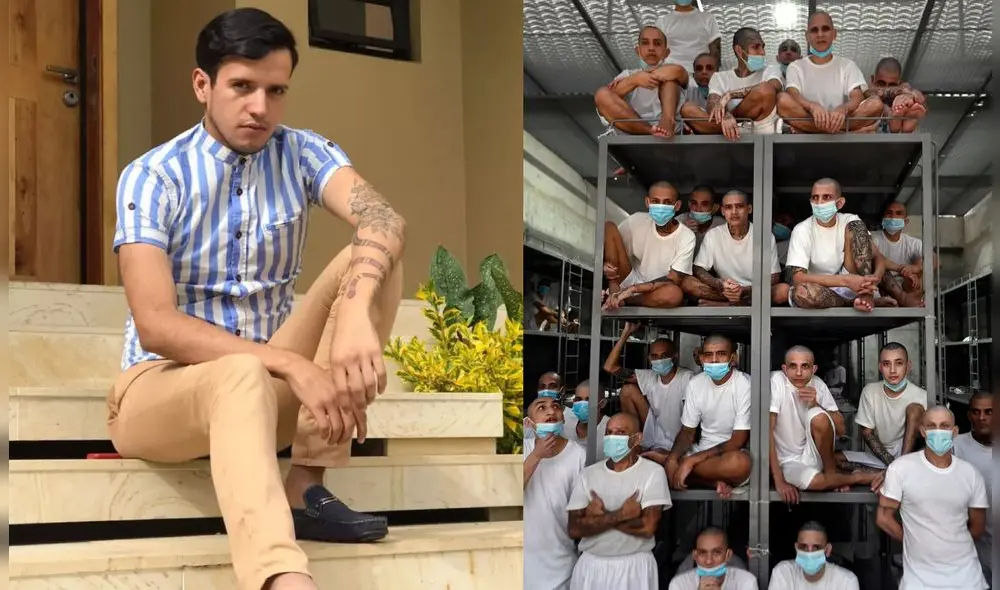 Andry Hernández, maquillador venezolano, enfrenta una grave situación tras ser deportado a El Salvador por un malentendido sobre sus tatuajes. Foto: Instagram (@andryhernandez9) / AFP