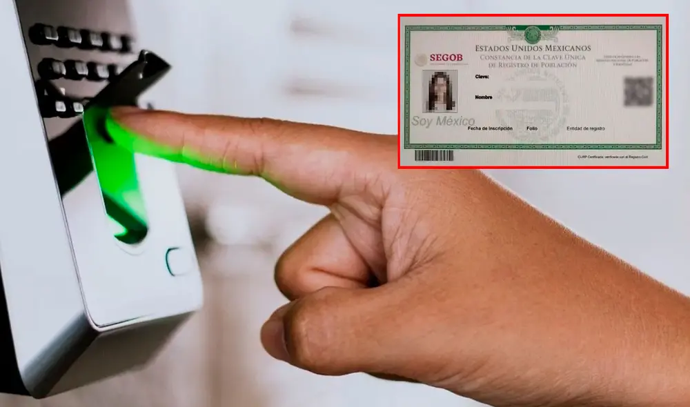 La CURP biométrica mejorará la seguridad de los datos personales de millones de mexicanos. Foto: composición LR / Freepik / Soy Mexico