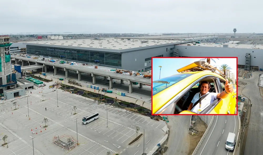 El nuevo Aeropuerto Jorge Chávez tendrá un servicio de taxis, regulado por la ATU. Foto: Composición LR/Andina.