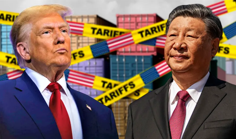 El 7 de abril Trump advirtió que aplicaría la medida si China no quitaba sus tarifas del 34%. Foto: Composición LR.
