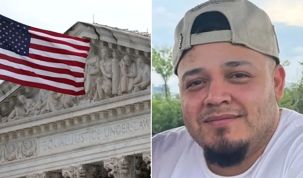 Kilmar Ábrego García, deportado por error a El Salvador, sigue en prisión mientras la Corte Suprema de EE.UU. decide su regreso. Foto: composición LR/CNN