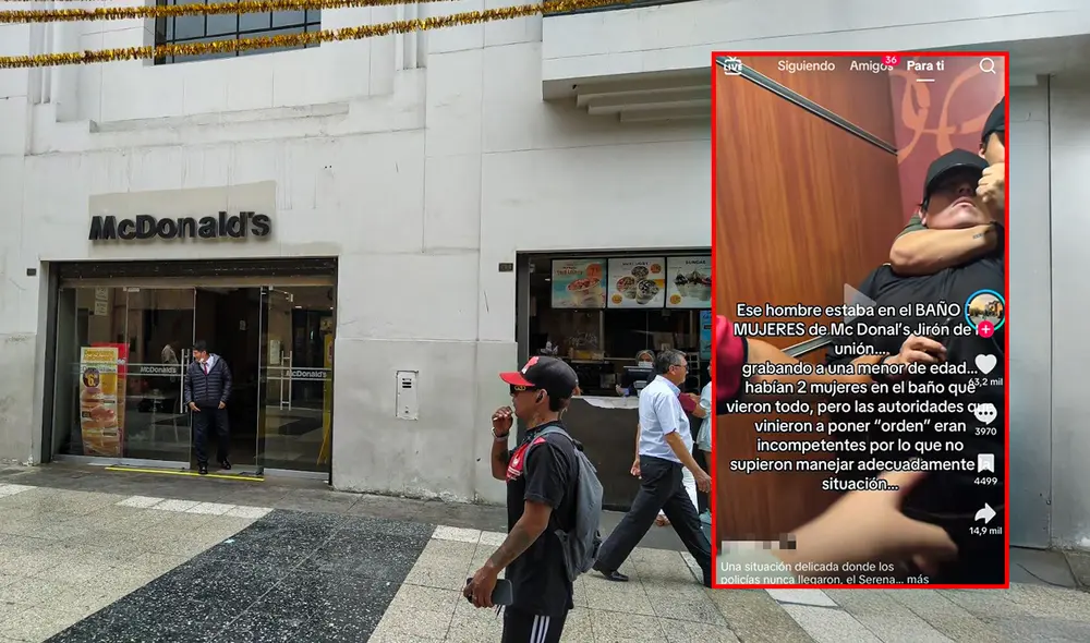 Sujeto acusado de grabar a menor en los baños femeninos tendría denuncias por violencia sexual