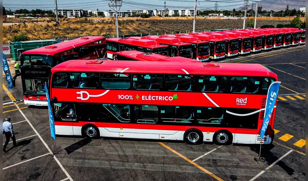 Este país sudamericano alberga una de las mayores flotas de buses eléctricos fuera de China. Foto: Transporte Sostenible.