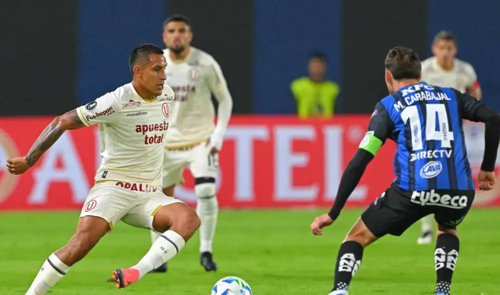 Universitario enfrentó a Independiente del Valle por la fecha 2 de la Copa Libertadores. Foto: AFP