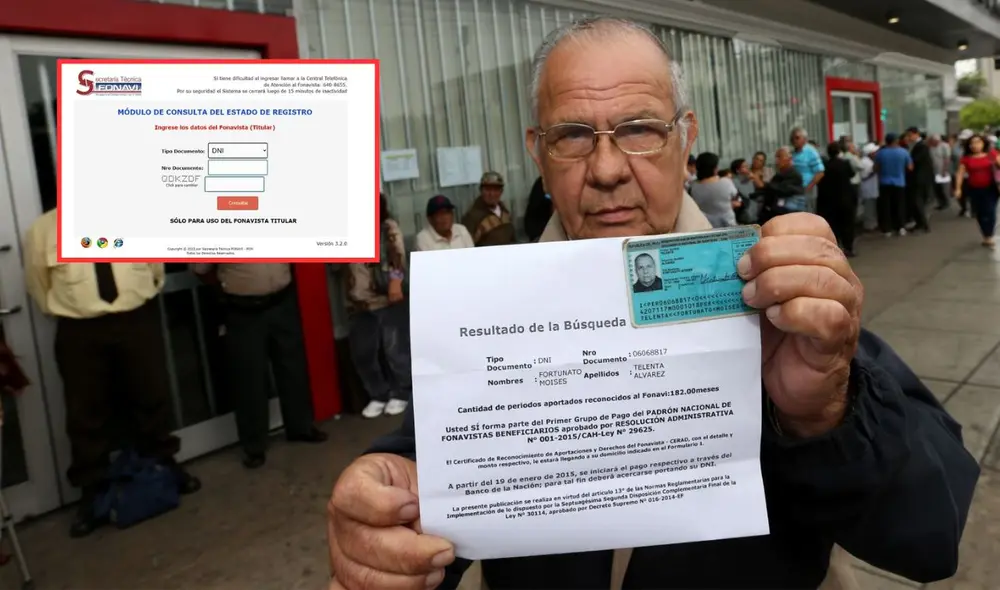 El último proceso aprobado de devolución de aportes de Fonavi fue el Grupo 21 en diciembre de 2024. Foto: composición LR/Andina