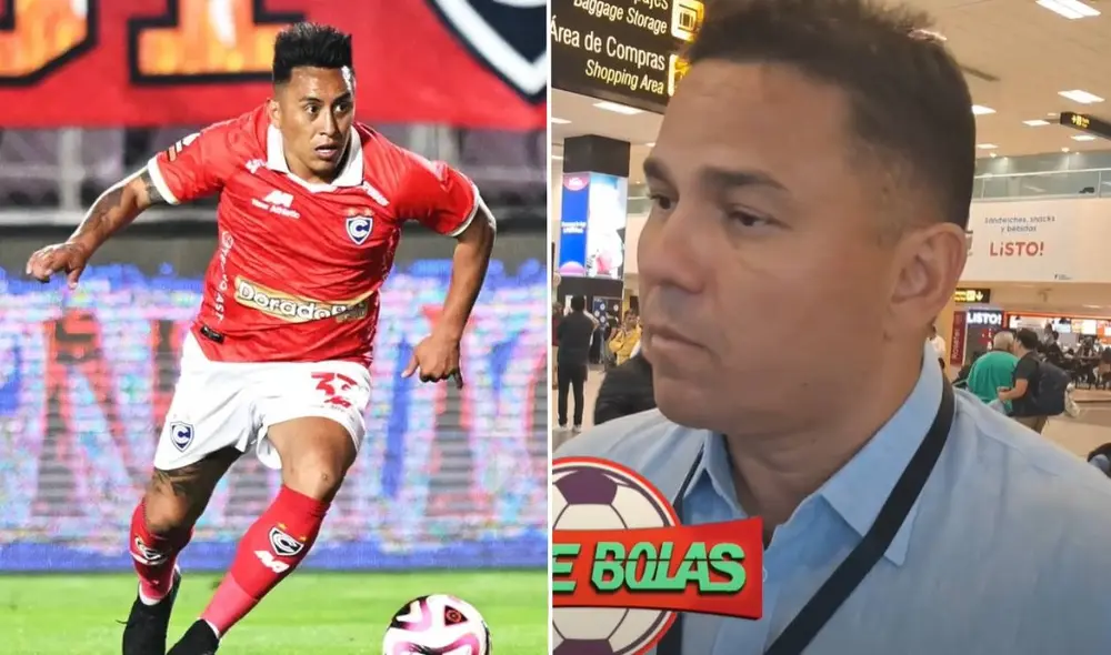 Christian Cueva llegó a Cienciano en el 2024. Foto: composición LR/captura de Entre Bolas Christian Cueva llegó a Cienciano en el 2024. Foto: composición LR/captura de Entre Bolas