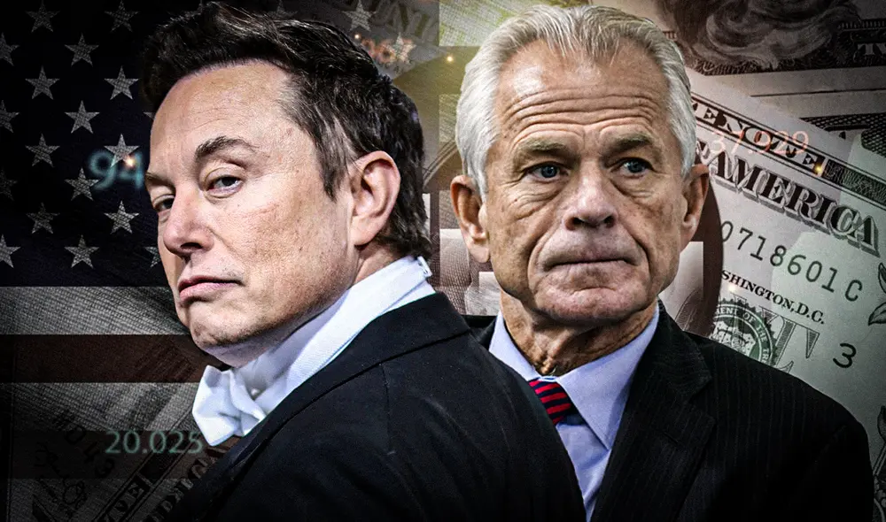 Elon Musk llama "imbécil" a Peter Navarro, asesor de Donald Trump que estuvo preso por el asalto al Capitolio. Foto: composición LR/CNN