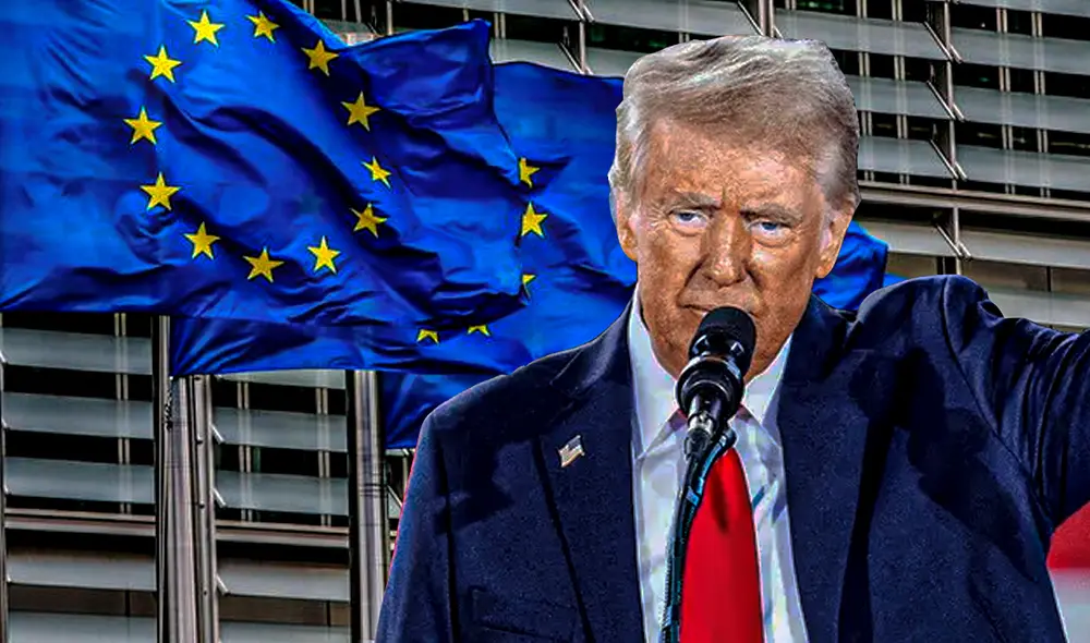 Unión Europea responde a Trump por aranceles. Foto: Composición LR