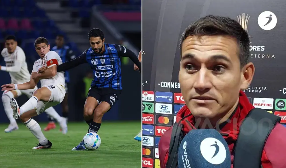 Jairo Vélez salió en el segundo tiempo del partido por Jairo Concha. Foto: composición LR/Universitario/captura de Ovación Jairo Vélez salió en el segundo tiempo del partido por Jairo Concha. Foto: composición LR/Universitario/captura de Ovación