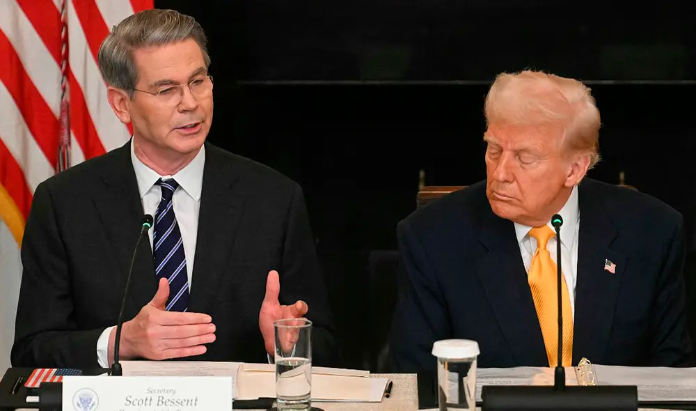 Scott Bessent, secretario del Tesoro de Estados Unidos, también dijo que "China es la economía más desequilibrada en la historia del mundo moderno". Foto: AFP.