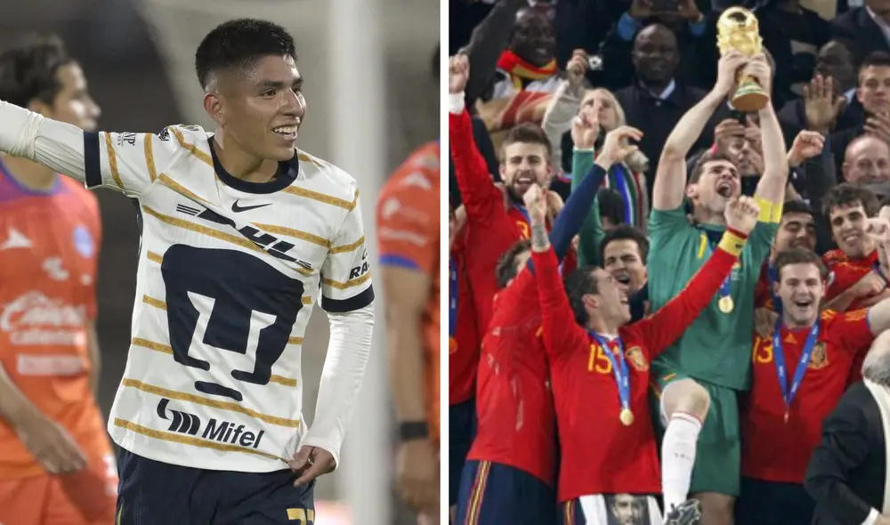 Piero Quispe llegó a Pumas desde Universitario de Deportes. Foto: composición LR/AFP/Marca Piero Quispe llegó a Pumas desde Universitario de Deportes. Foto: composición LR/AFP/Marca