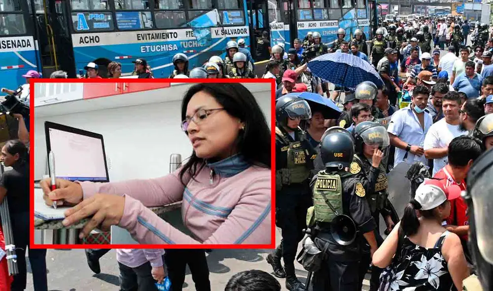 Algunas empresas deciden que sus empleados realicen teletrabajo este jueves 10 de abril ante el paro de transportistas. Foto: composición LR/Andina