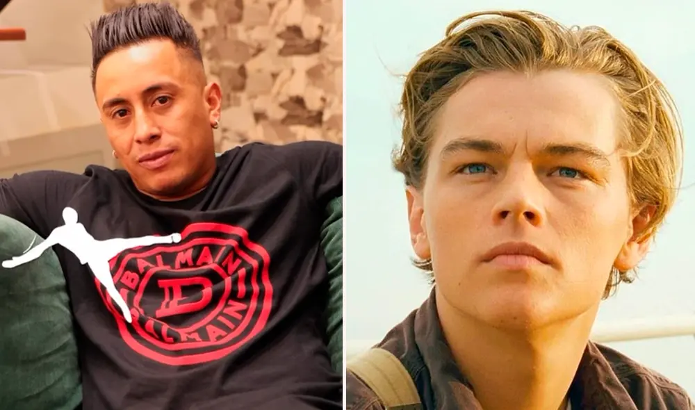 Christian Cueva sorprendió con insólita comparación con el actor Leonardo Dicaprio. Foto: Composición LR/Instagram/Sensacine.