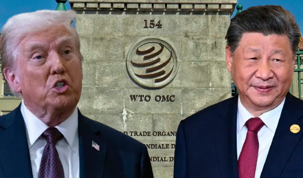 Alerta de la OMC: Consecuencias globales del conflicto comercial entre Estados Unidos y China. Foto: composición LR