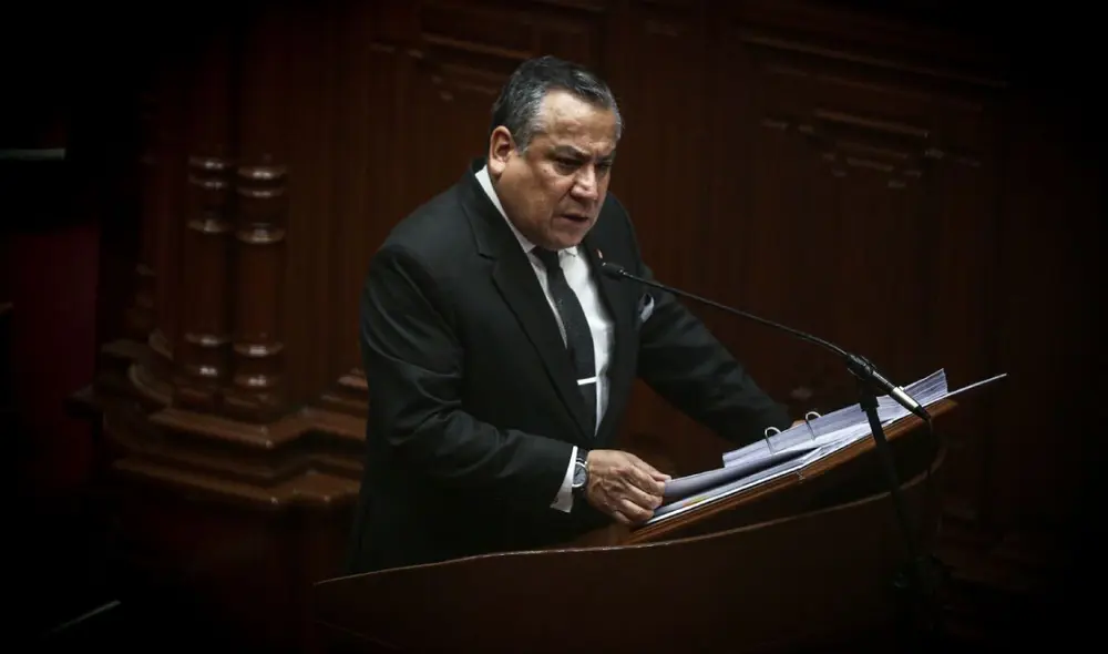 Gustavo Adrianzén fue interpelado en el Congreso, pero sus respuestas no convencieron a algunos congresistas. Foto: John Reyes