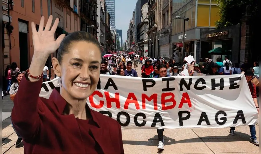 Claudia Sheinbaum respalda la reducción de la jornada laboral en México para mejorar las condiciones y derechos. Foto: Composición LR/Cuartoscuro/AFP