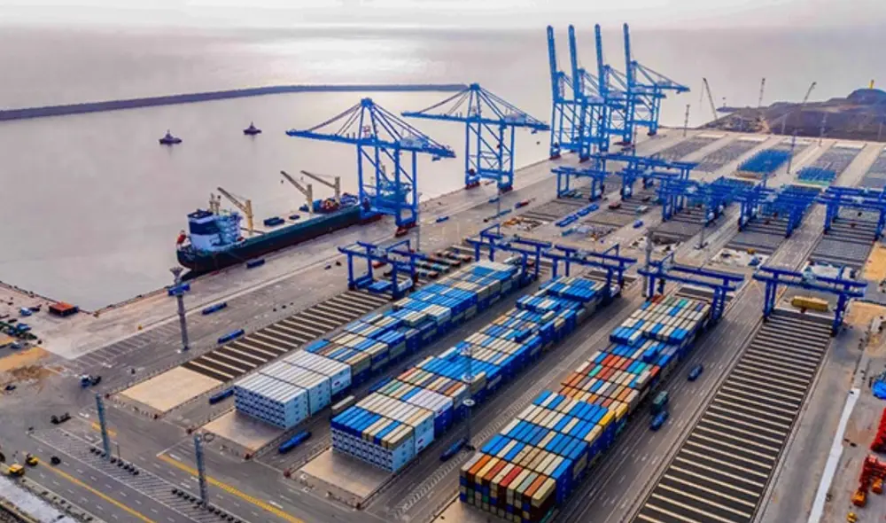 La inauguración oficial del puerto se llevó a cabo el 14 de noviembre de 202. Foto: composición LR