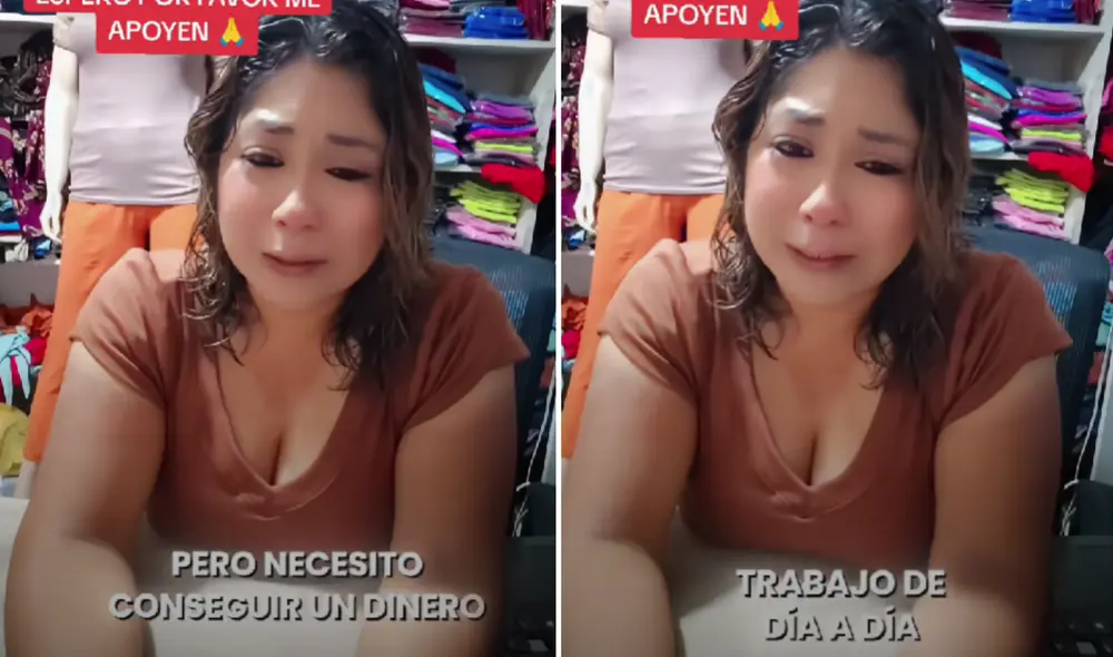 La joven comerciante de Comas indicó que tras 10 años de servicio cerrará su emprendimiento por recibir amenazas de extorsionadores. Foto: composición LR/TikTok/@rubylizs_boutique
