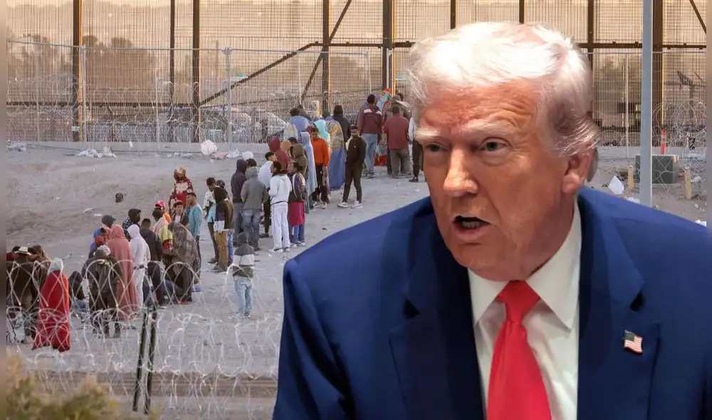 ICE solicitó mejor ingraestructura a Donald Trump para contener a inmgrantes en Estados Unidos. Foto: Composición LR/AFP/Univision