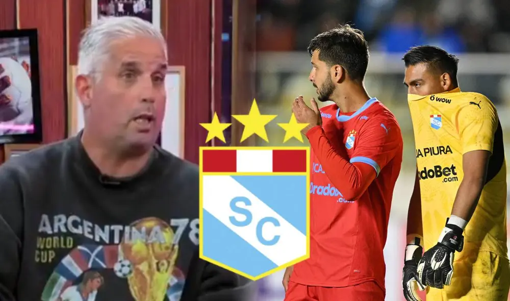 Diego Rebagliati ha sido uno de los hinchas de Sporting Cristal que levantó su voz contra la gestión de Joel Raffo. Foto: composición LR/captura de Movistar Deportes/AFP Diego Rebagliati ha sido uno de los hinchas de Sporting Cristal que levantó su voz contra la gestión de Joel Raffo. Foto: composición LR/captura de Movistar Deportes/AFP