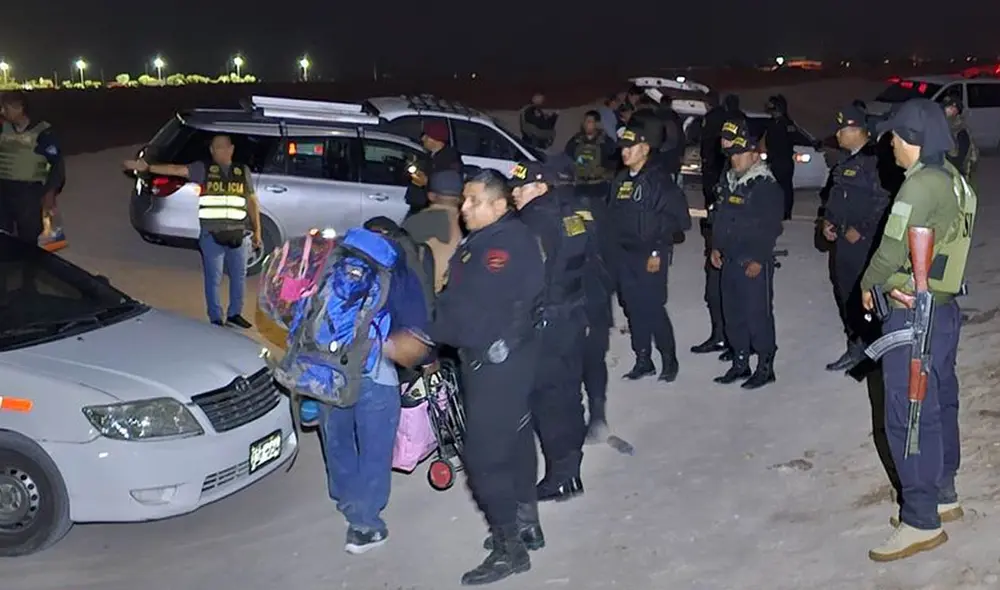 En operativo se hallaron 33 personas captadas por la mafia. Foto: PNP.